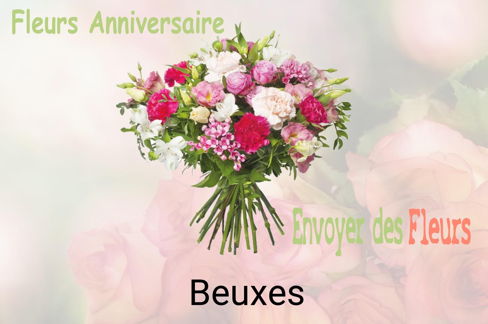 Bouquet de fleurs d’anniversaire livré à Beuxes