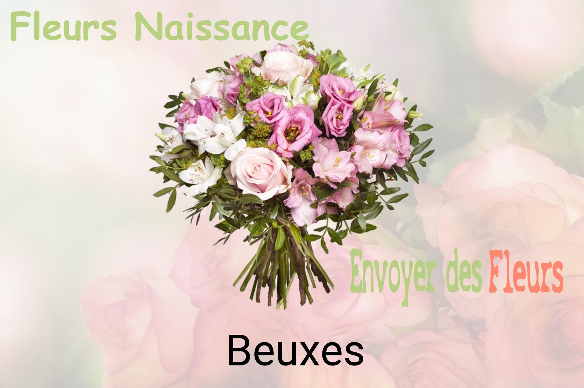 Bouquet de fleurs de naissance livré à Beuxes